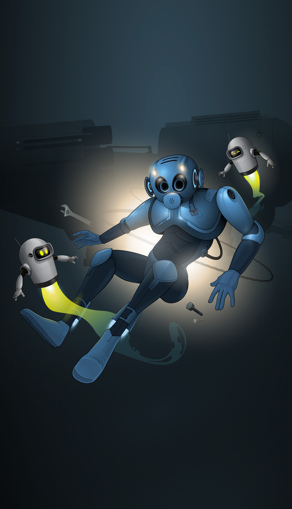 Spacewalk — illustration by Wouter Arts